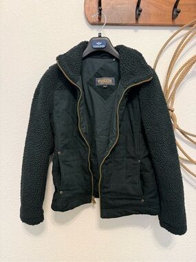 Pendleton Forest Green Sherpa-Lined Quilted Jacket